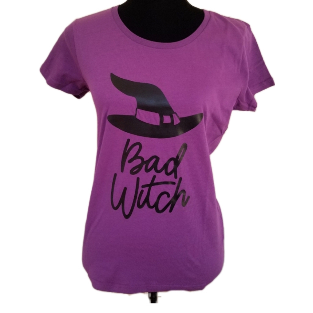 Imagin8 Purple Bad Witch Short Sleeve Tee